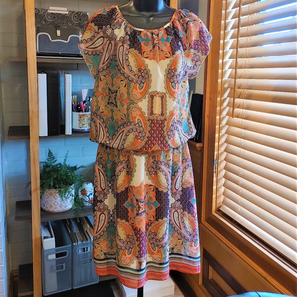 BEUTIFUL BOHEMIAM DRESS - Picture 1 of 7